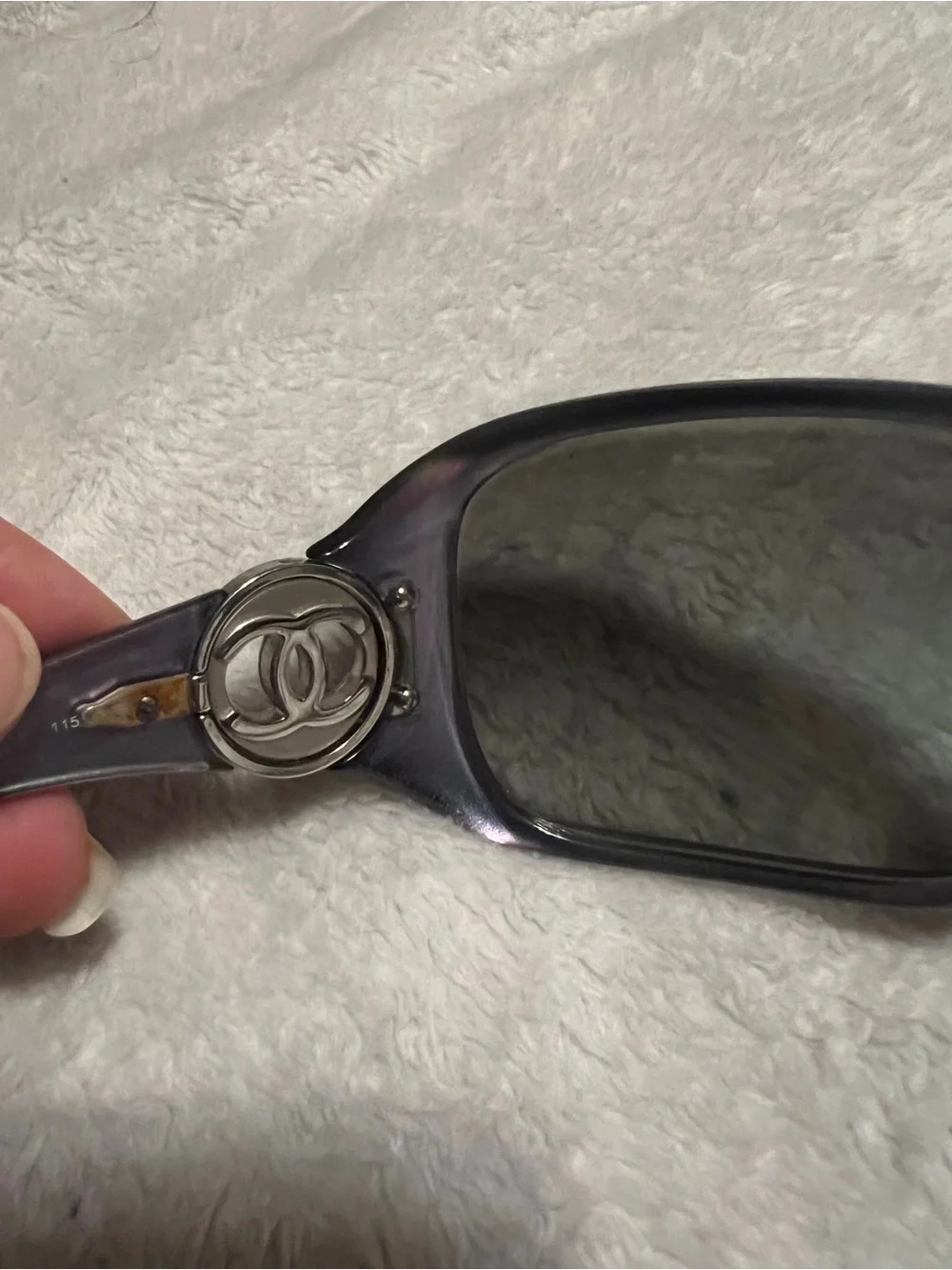 Vintage Y2K rare and discontinued Chanel 6023 809/11 oversized sunglasses